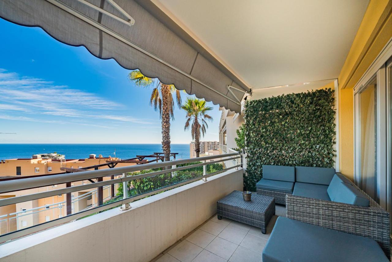 Frontiere Monaco, Terrasse, Vue Mer, Parking - Ab Бюсолей Екстериор снимка