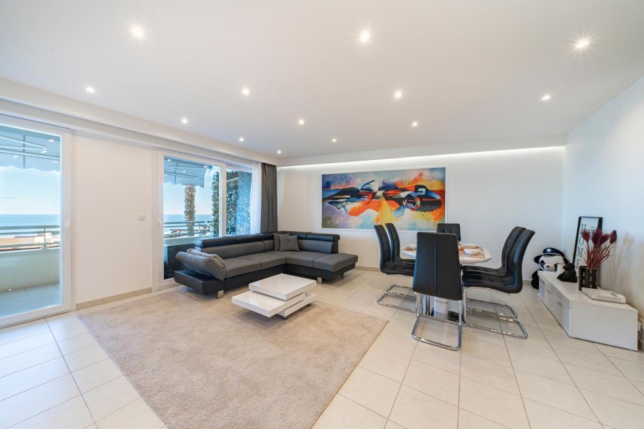 Frontiere Monaco, Terrasse, Vue Mer, Parking - Ab Бюсолей Екстериор снимка